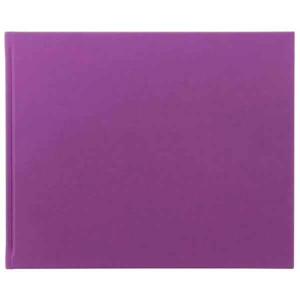 Letts Dazzle Quarto Blank Guest Book Landscape Purple Home Office Stationery