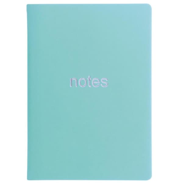 Letts Dazzle A5 Writing Journal Notebook Turquoise Colour Home Office Stationery