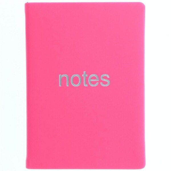 Letts Dazzle A6 Writing Journal Notebook Pink Colour Home Office Stationery