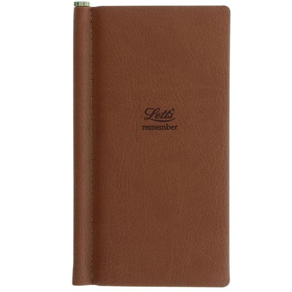Letts Origins Slim Password Book Tan Coloured Home Office Stationery
