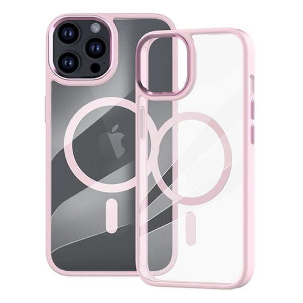 ZUSLAB iPhone 12 Pro Max MagSafe Case Slim Hybrid Pro Protective Heavy Duty Shockproof Cover for Apple - Pink