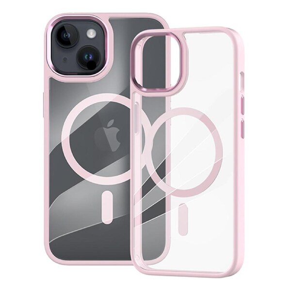 ZUSLAB iPhone 14 / iPhone 13 MagSafe Case Slim Hybrid Pro Protective Heavy Duty Shockproof Cover for Apple - Pink