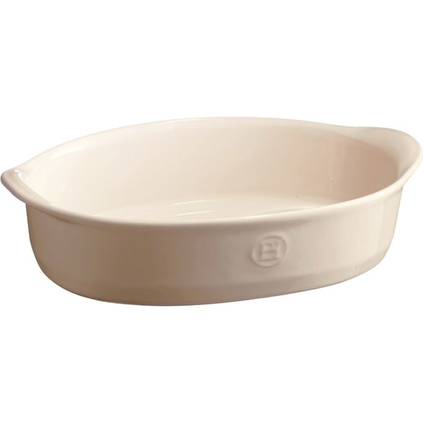 Emile Henry 42cm Ceramic Oven Dessert/Meal Dish Food Baking Oval Large Clay