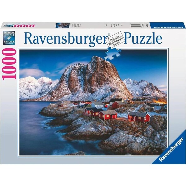 Ravensburger - Village On Lofoten Islands Jigsaw Puzzle 1000 Pieces