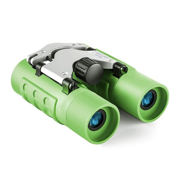 Catzon Binoculars 8x21 High Resolution Compact for 3-12 Years Kids Camping-Light Green
