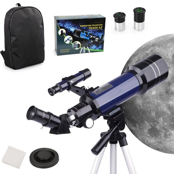 Catzon Beginner Telescope for Kids 70mm Aperture with Tripod Carry Backpack