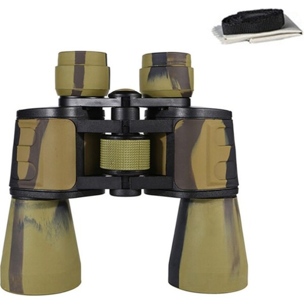 Catzon 20x50 Military Binoculars Low Light Night Vision Waterproof for Traveling Camo