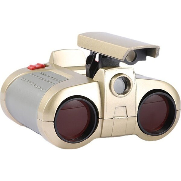 Catzon Binoculars for Kids with Spotlight Fun Outdoor Toy for Bird Watcing Red