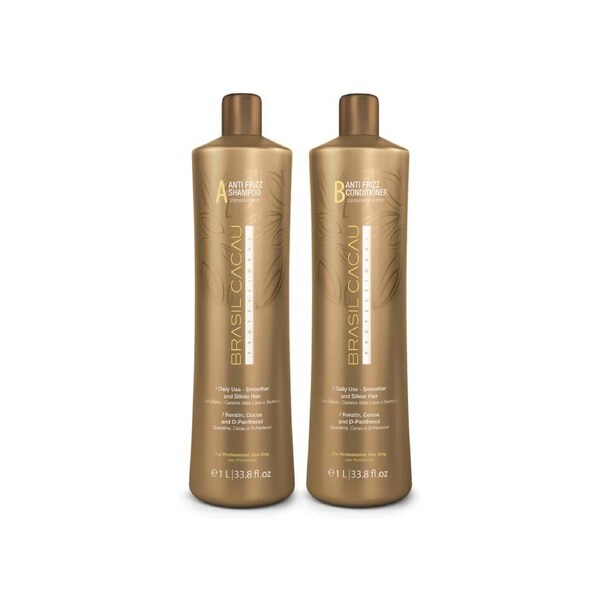 Brasil Cacau Anti Frizz Shampoo & Conditioner Duo - 1 Litre