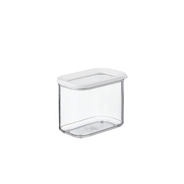 Mepal Modula Mini Food Storage Box Stackable Container w/ Lid 1L/34oz White