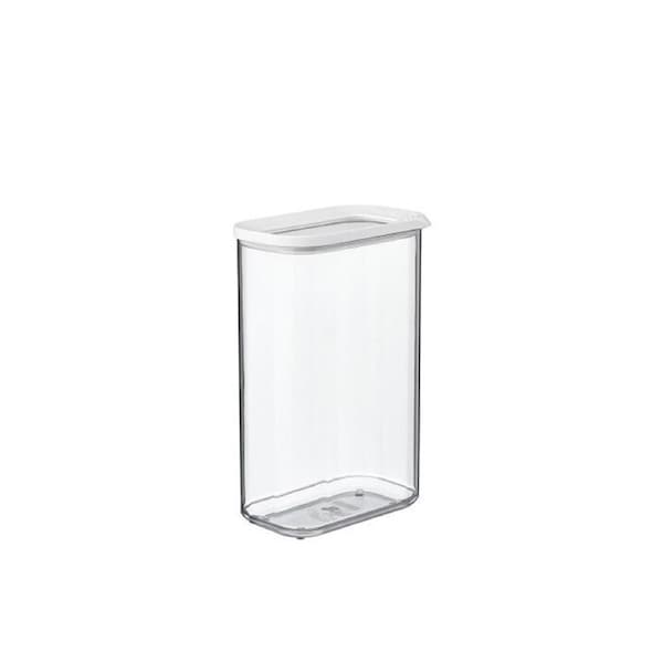 Mepal Modula Mini Food Storage Box Stackable Container w/ Lid 2L/68oz White