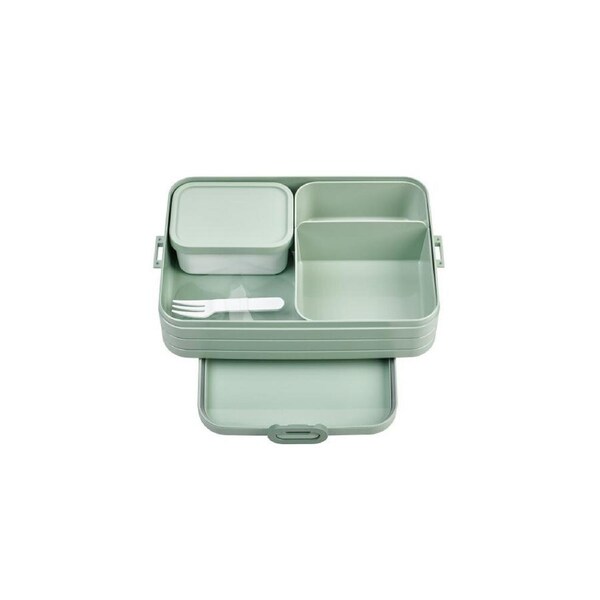 Mepal Bento Lunchbox Food Storage w/ Fork Take A Break Large 1.5L Nordic Sage
