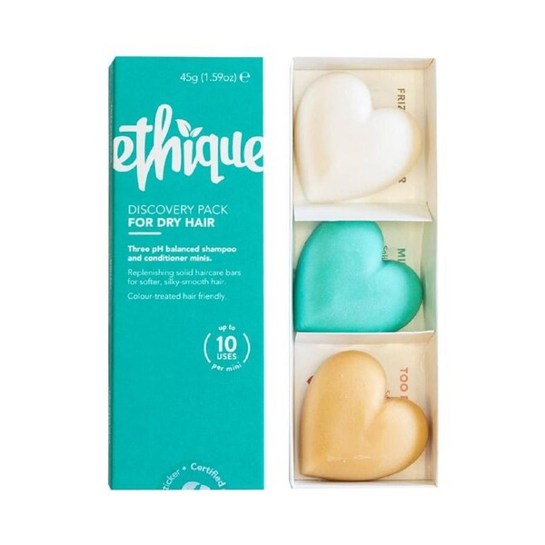 ETHIQUE Discovery Minis 3 Pack - For Dry Hair 45g