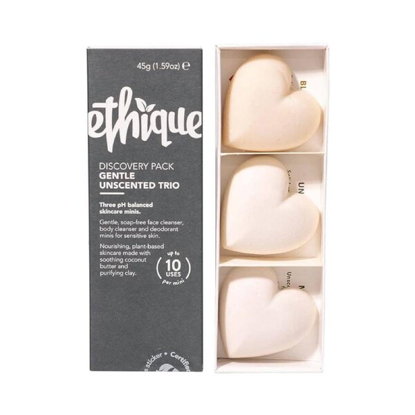 ETHIQUE Discovery Minis 3 Pack - Gentle Unscented 45g