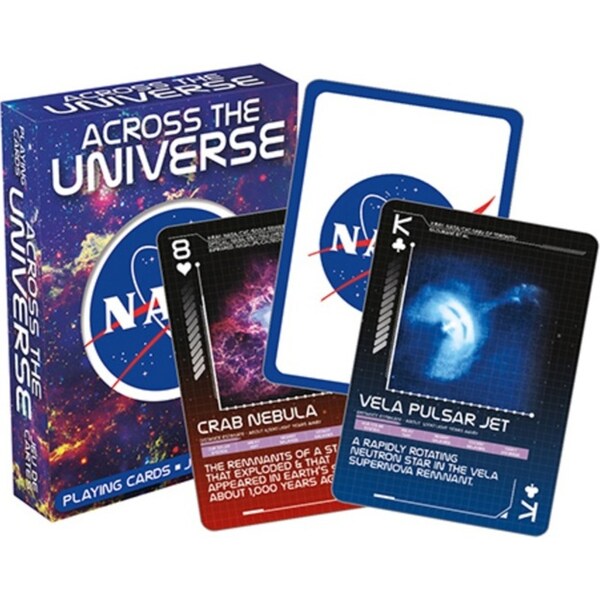 54pc Aquarius NASA Across The Universe Playing Cards Poker Standard Deck Set