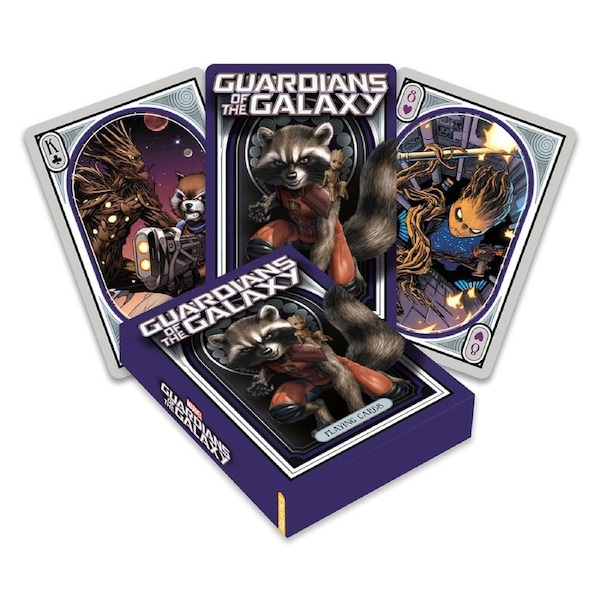 Aquarius Guardians Of Galaxy Rocket & Groot Playing Card Gaming Standard Deck