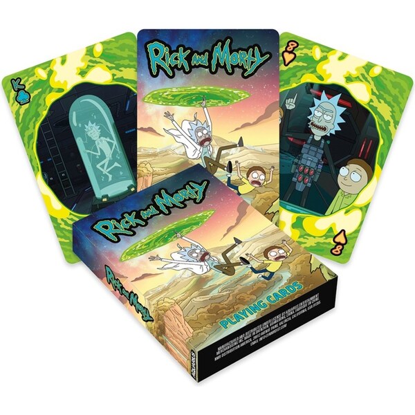 Aquarius Rick & Morty Playing Cards Poker Party Family Gaming Standard Deck