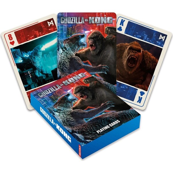 Aquarius Godzilla vs Kong Playing Cards Family Poker Fun Gaming Standard Deck