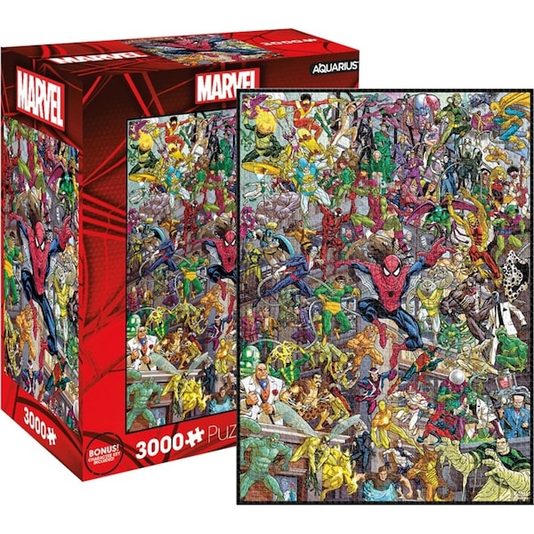 3000pc Aquarius Marvel Spider-Man Villains 82x115cm Jigsaw Puzzle Game 14y+