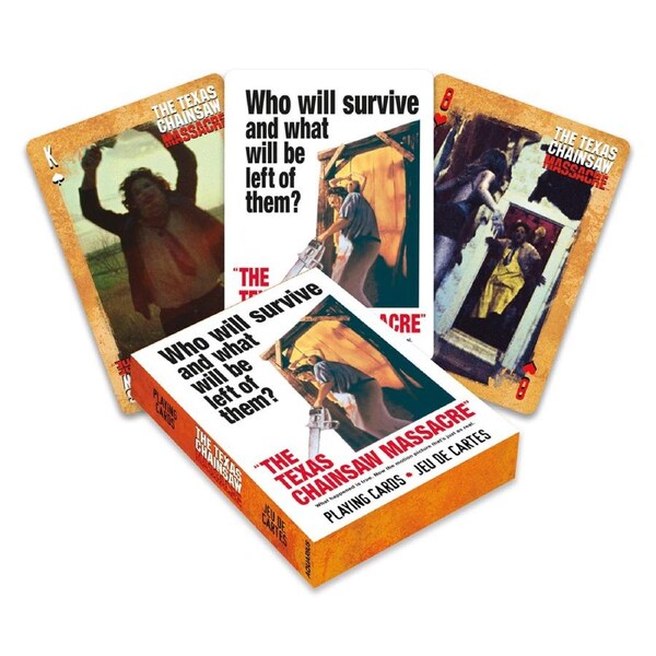 Aquarius Texas Chainsaw Massacre Playing Cards Poker Gaming Standard Deck Set