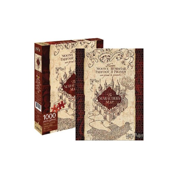 1000pc Aquarius Harry Potter Marauders Map 51x69cm Jigsaw Puzzle Fun Game 14+