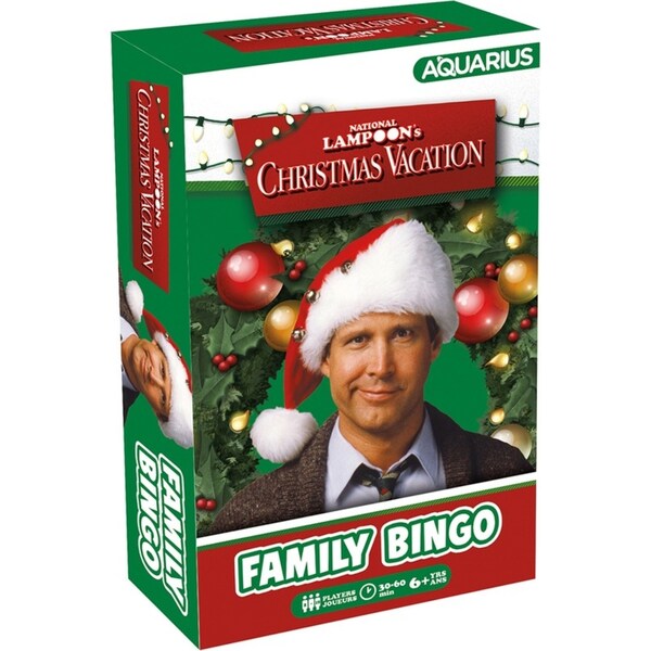 Aquarius Christmas Vacation Family Bingo Party Fun Kids/Adult Play Game 6y+