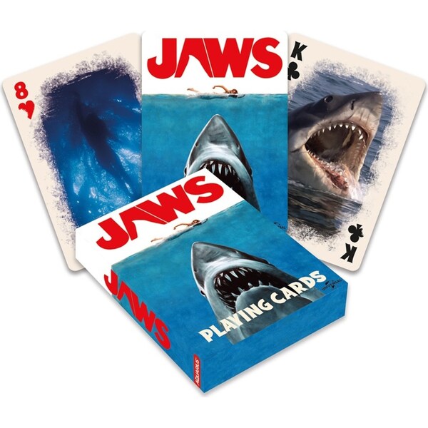 Aquarius Jaws Playing Cards Poker Party Family Fun Gaming Standard Deck Set