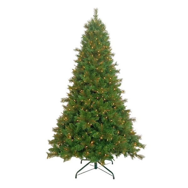 Bear Creek Spruce 7.5ft / 225cm Pre-Lit Christmas Tree