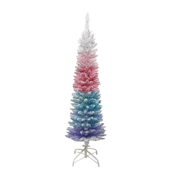 MULTICOLOURED Cremsicle Fir 5ft/150cm Christmas Tree