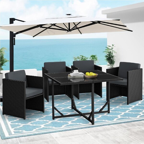 ALFORDSON Dining Set Outdoor 5 PCS