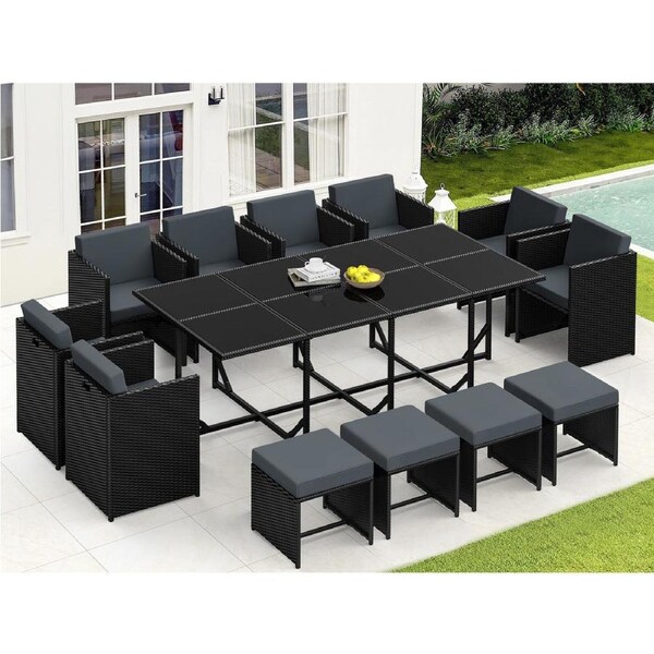 ALFORDSON Dining Set Outdoor 13 PCS