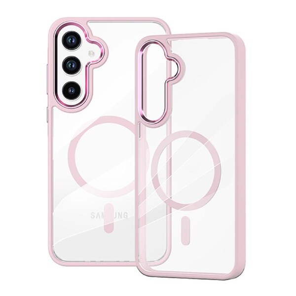 ZUSLAB Galaxy A15 MagSafe Case Slim Hybrid Pro Protective Heavy Duty Shockproof Cover for Samsung - Pink