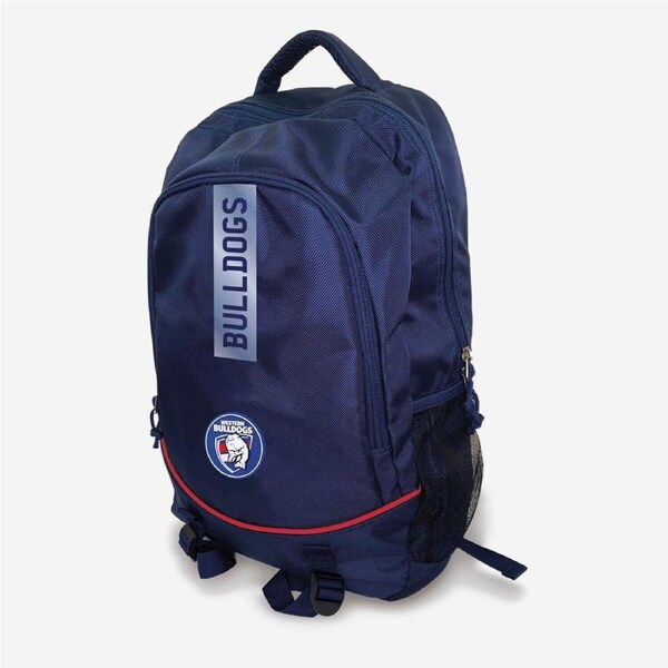AFL Stirling Backpack - Western Bulldogs - 49x32x12cm - Nylon Bag