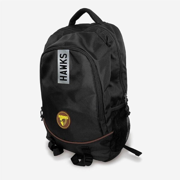AFL Stirling Backpack - Hawthorn Hawks - 49x32x12cm - Nylon Bag