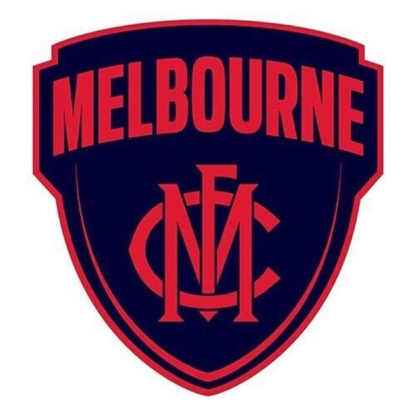 AFL Logo Sticker - Melbourne Demons - 16cm x 21cm Decal