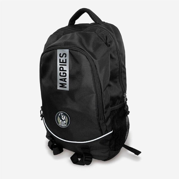 AFL Stirling Backpack - Collingwood Magpies - 49x32x12cm - Nylon Bag