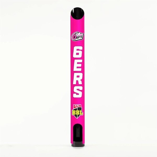 Sydney Sixers Big Bash Cricket Stubby Cooler Dispenser - Fits 8 Wall Mountable