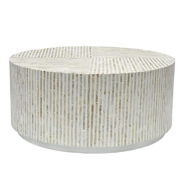 Clarity Mother of Pearl Handmade Coffee Table