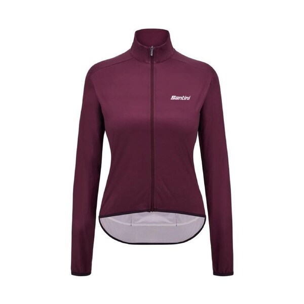 Santini Nebula Women's Windbreaker Jacket - Maroon Size S