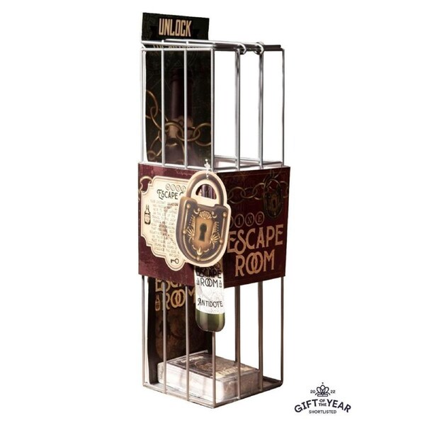 Boxer Gifts Wine Escape Room 2-Players Board Game Mystery/Clues Adult Party