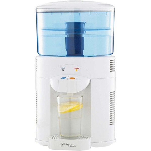 Healthy Choice Bench Top Water Filter & Cooler (5L) Dual Taps