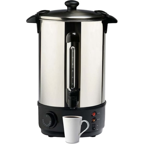 Healthy Choice Stainless Steel 10L Hot Water Urn, 2000W & Temperature Control