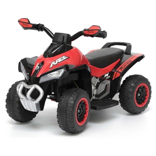Lenoxx Quad Ride-on Electronic 4 Wheel ATV for Children (Up To 3km/h) - Red