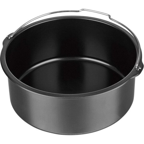 Healthy Choice Air Fryer Accessories: 8-inch Cake Tin (Black)