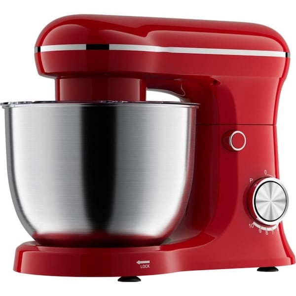 Healthy Choice 400W Mix Master 5L Kitchen Stand (Red) w/ Bowl/ Whisk/ Beater