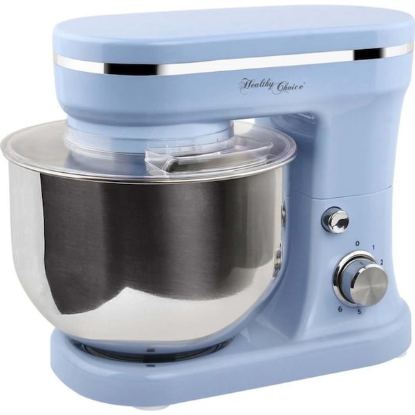 Healthy Choice 400W Mix Master 5L Kitchen Stand (Blue) w/ Bowl/ Whisk/ Beater