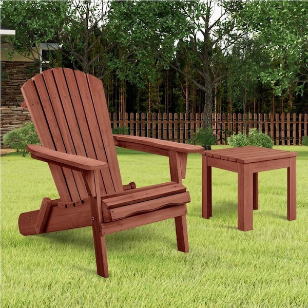 ALFORDSON Outdoor Chair Table 2PCS Set Wooden Furniture