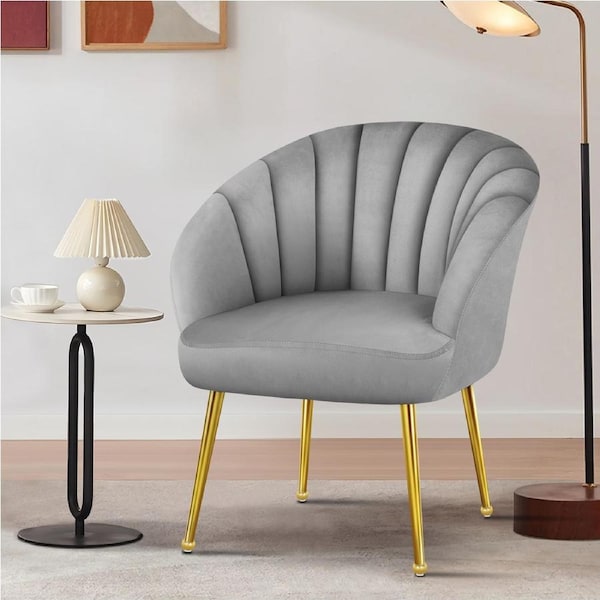 ALFORDSON Velvet Accent Armchair