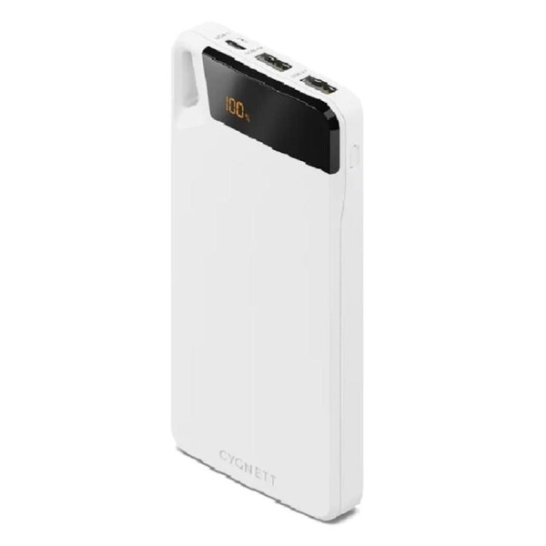 Cygnett ChargeUp Boost 4th Gen 10000mAh Triple Port Power Bank - White [CY4748PBCHE]