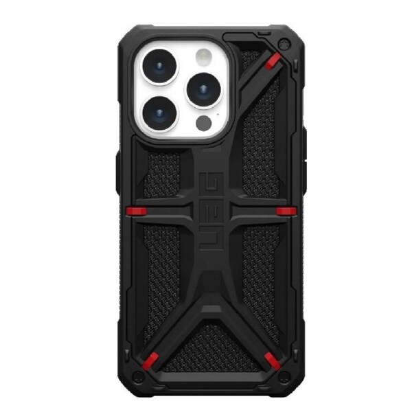 UAG Monarch Kevlar Apple iPhone 15 Pro 6.1" Case Kevlar Black 20ft. Drop [114278113940]